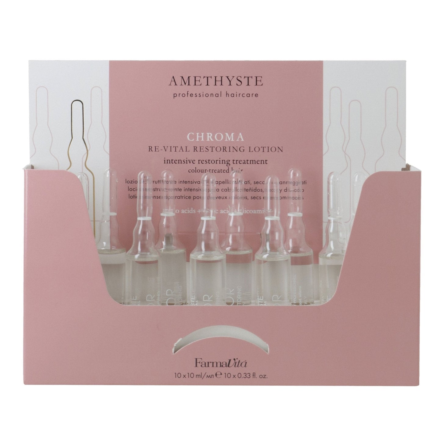 FarmaVita Amethyste Chroma Re-Vital Restoring Lotion 10x10ml