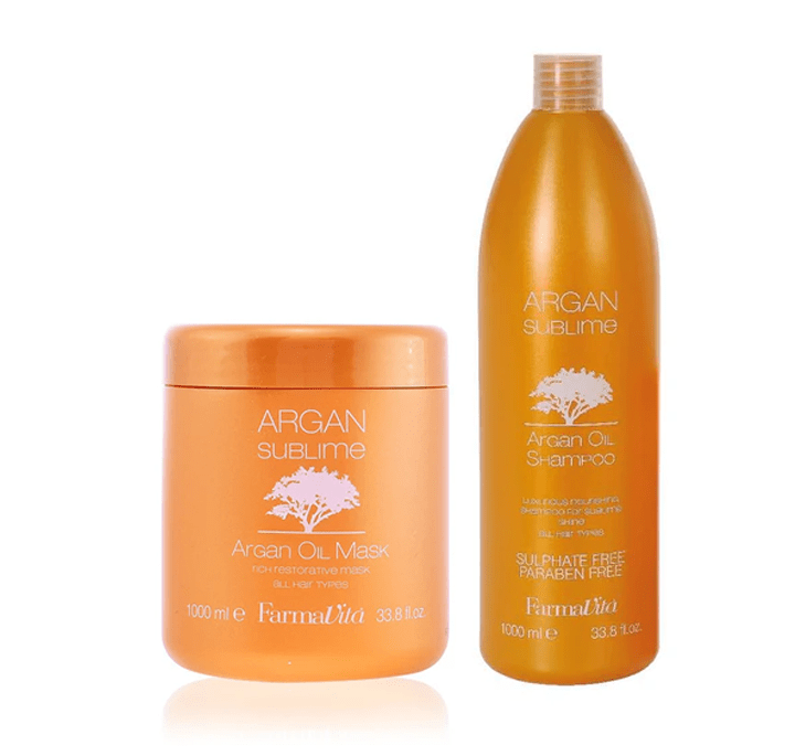 FarmaVita Argan Sublime Shampoo + Mask 1000ml