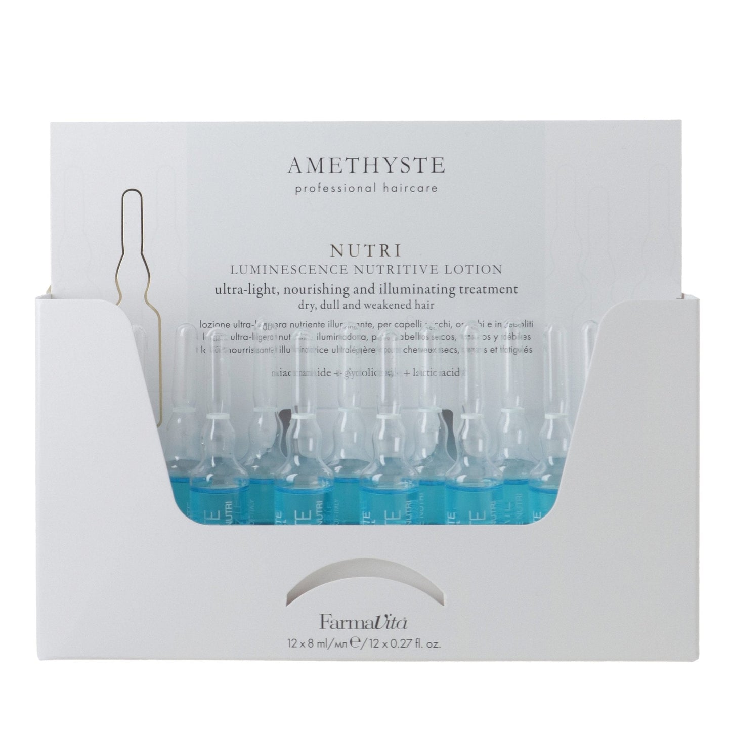 FarmaVita Amethyste Nutri Luminescence Nutritive Lotion 12x8ml