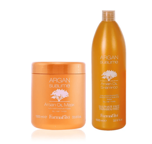 FarmaVita Argan Sublime Shampoo + Mask 1000ml