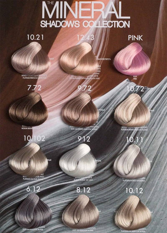 Suprema Color Mineral Shadows Shade Chart